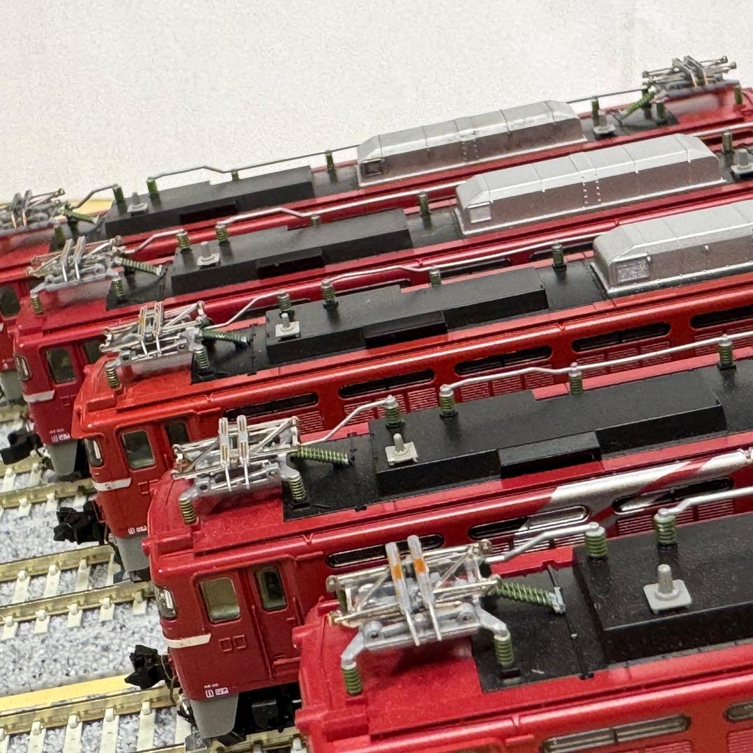 Nゲージ EF81電気機関車 5両セット ジャンク扱い