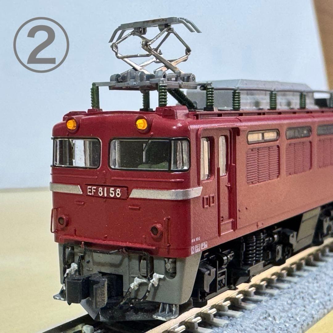 Nゲージ EF81電気機関車 5両セット ジャンク扱い
