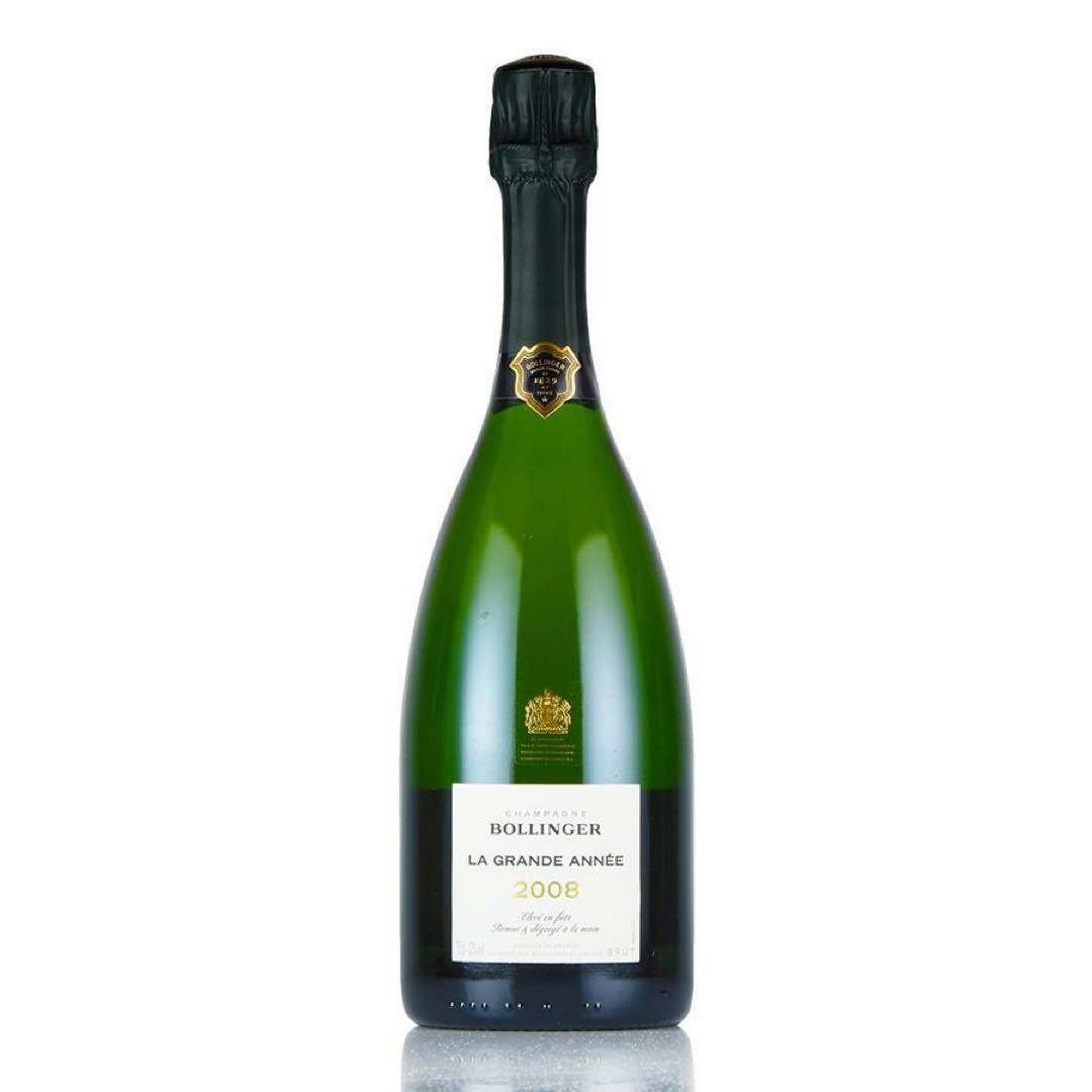 BollingerLa GrandeAnnée 2008 シャンパン　木箱付き