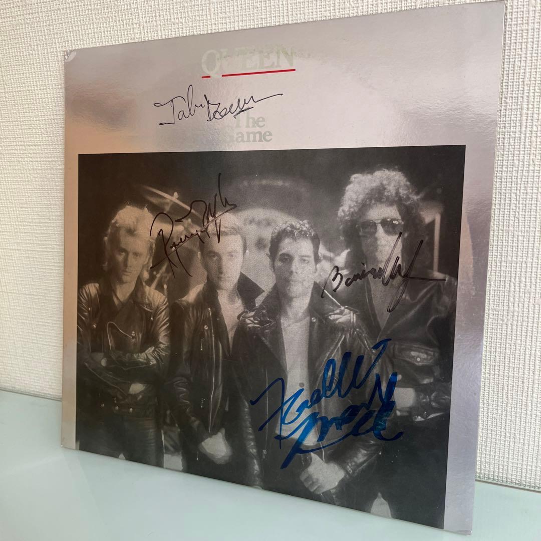 QUEEN クイーン レコード 直筆サイン フレディ ブライアン・メイ