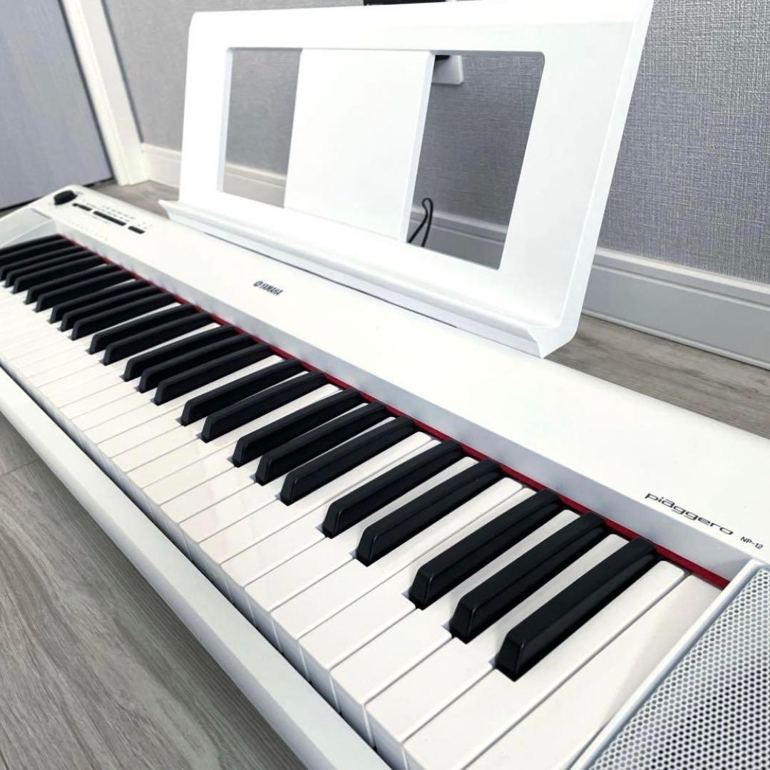 YAMAHAヤマハキーボード NP-12 2021年製　ヘッドフォン（ソニー）付