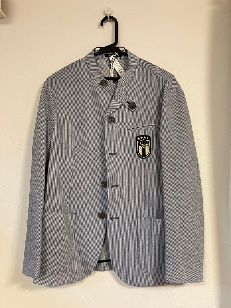 実使用品　イタリア代表エンポリオアルマーニ　ジャケットスーツ　サイズ46 支給