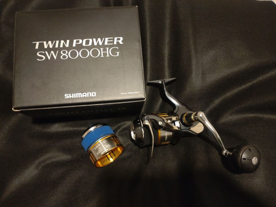 SHIMANO　ツインパワーSW8000HG 予備スプール付き