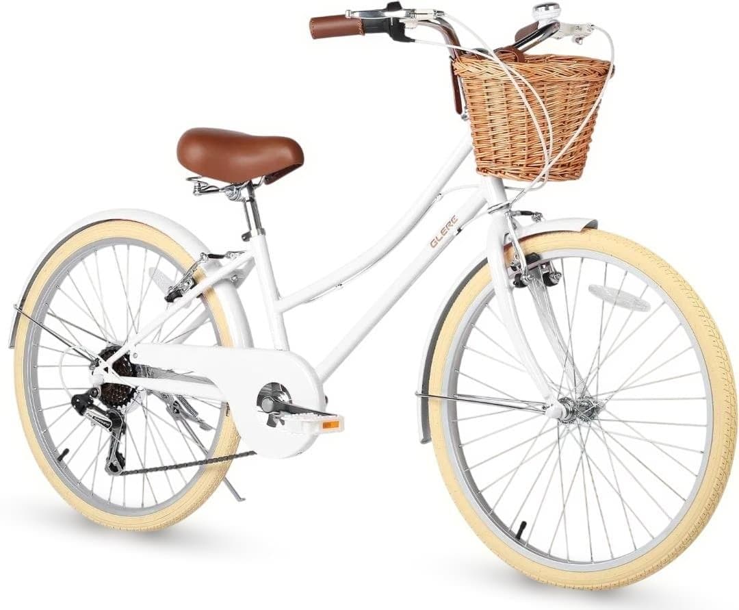 【Glerc】Missy女の子自転車24インチ 可愛い小中学生自転車