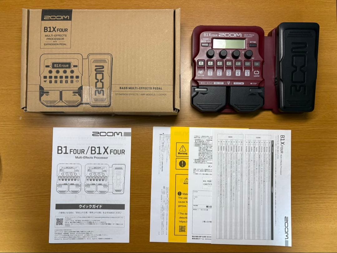 k*k様 ZOOM B1X FOUR ベース マルチエフェクター