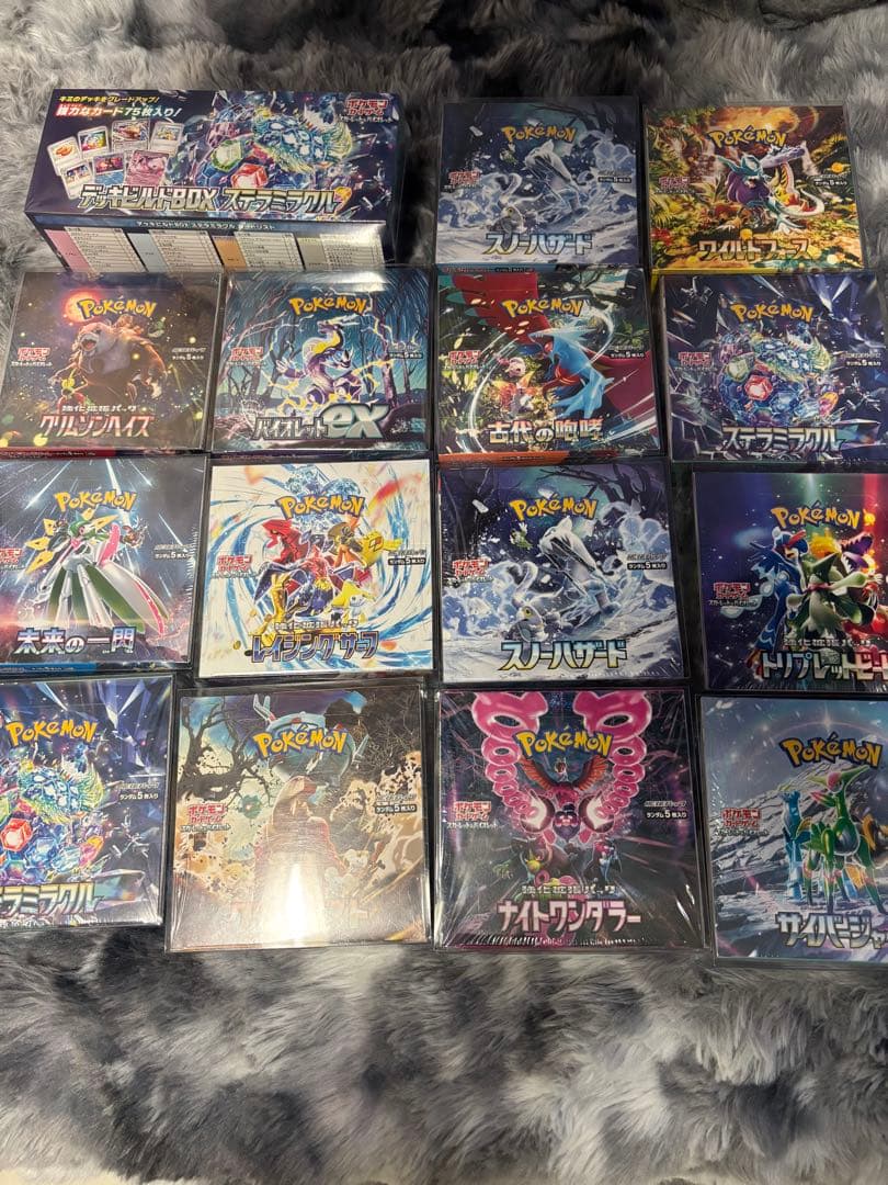 s*i様 ポケカ　BOX シュリンク付き　コレクション　まとめ売り