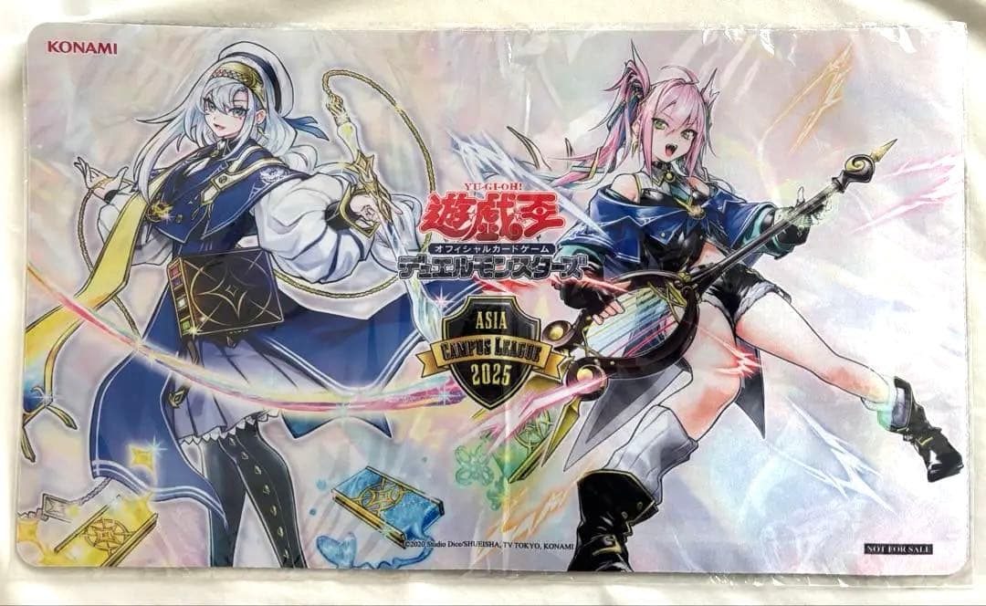 遊戯王　神芸学徒 リテラ ファインメルト プレイマット キャンパスカップ 上位賞