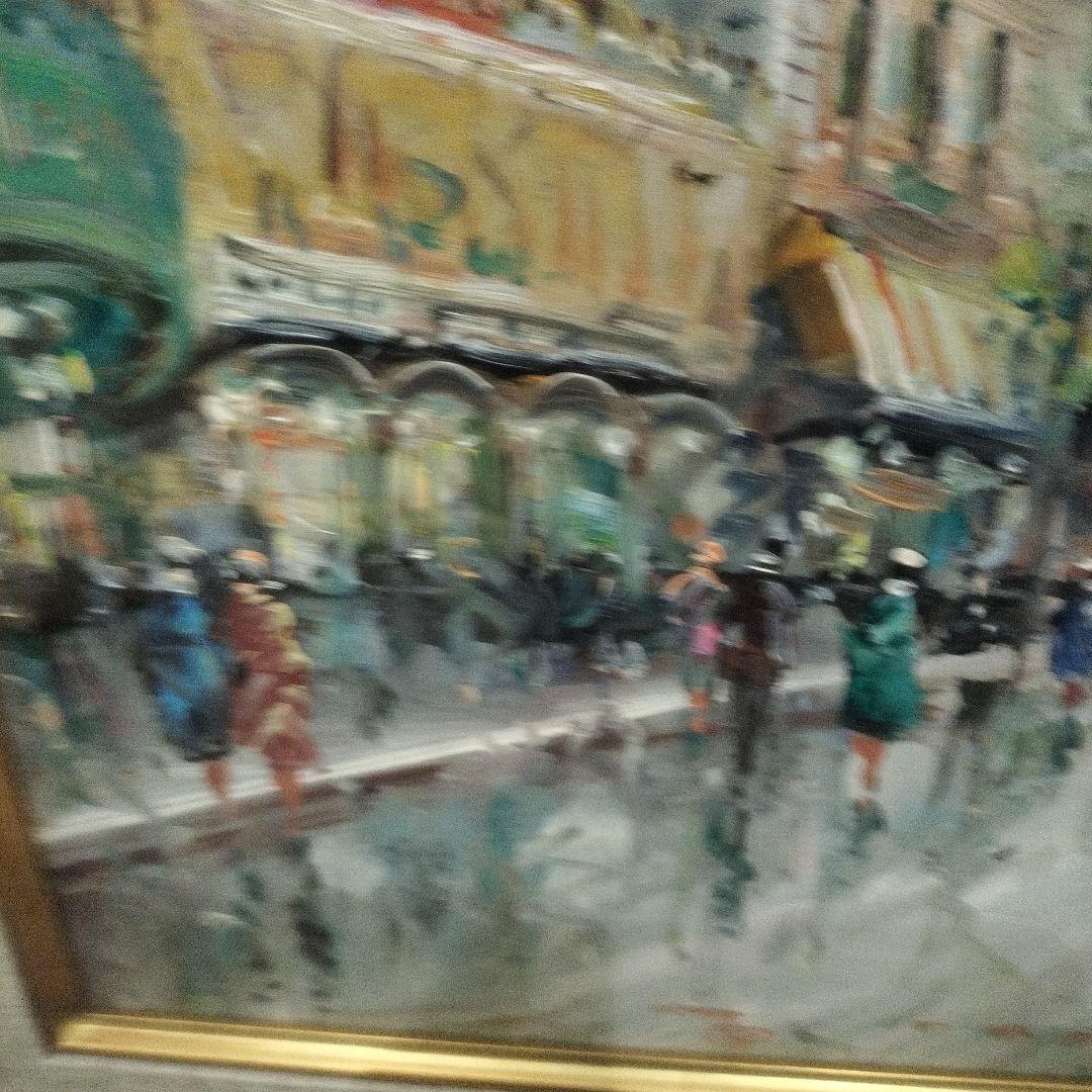 ムーラン・ド・ラ・ギャレット　油彩画