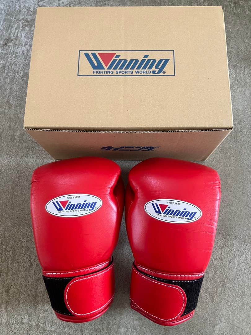 winning ウィニングボクシンググローブ 8オンス MS-200B 美品