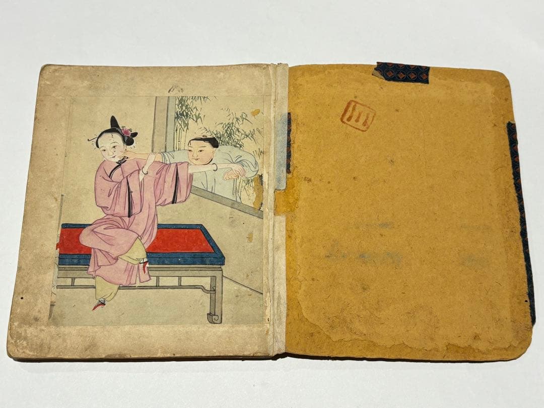 「閨房秘戯」中国春画 手書き 10図1冊|唐本 艶本 秘画