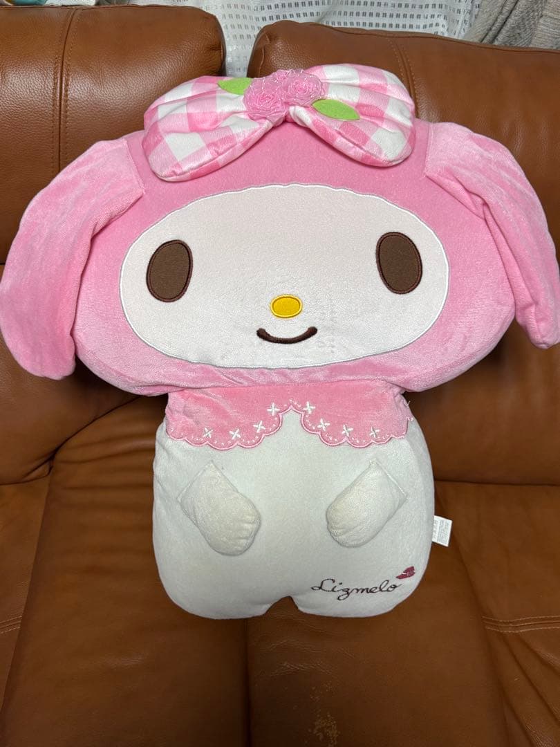 リズメロ マイメロディ　特大　ぬいぐるみ クッション