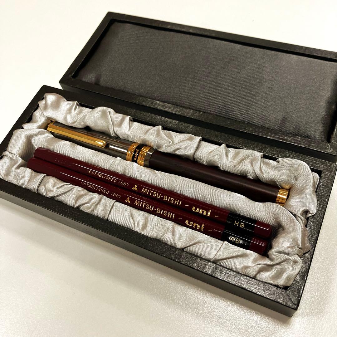 美品 uni ペンシルホルダー セット UPH-8000 箱付き