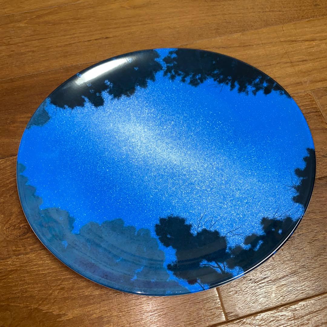美品★千住博 x  ロイヤルコペンハーゲン 飾り皿
