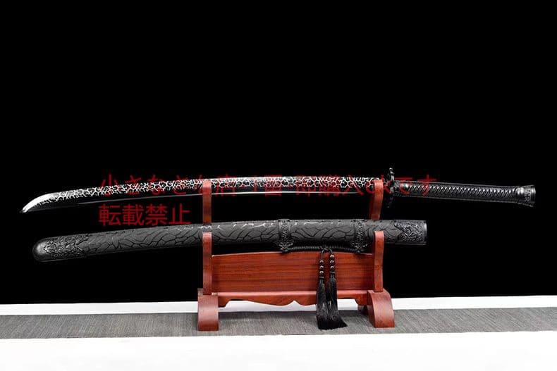 春刀～冷鷹を刺繍する  古兵器 武具 刀装具 日本刀 模造刀 居合刀