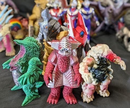 ウルトラマンティガ＆登場怪獣・宇宙人（バンダイ）ソフビフィギュア34体セット