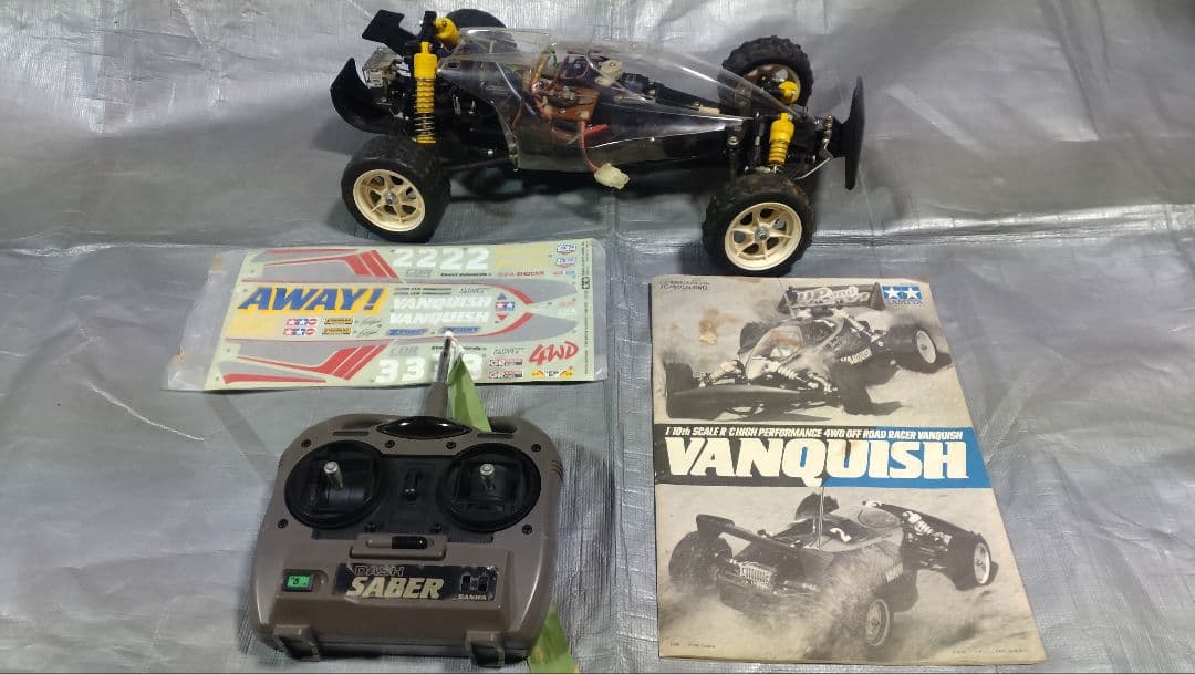 タミヤ　ラジコン　ＲＣ　バンキッシュ　プロポ　ジャンク
