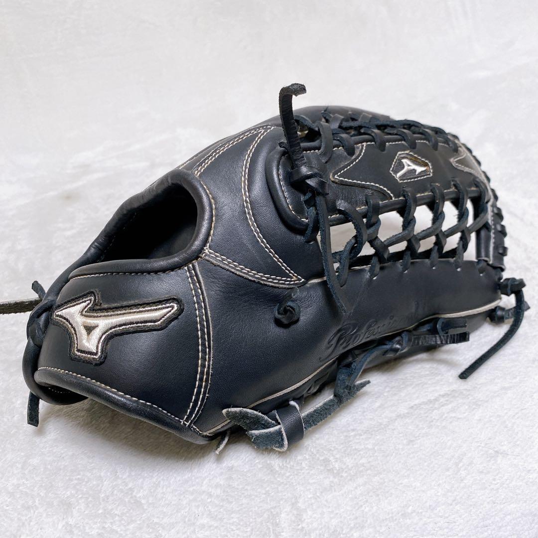 ミズノ　軟式グローブ　イチローモデル　外野手用　プラチナラベル　右投げ　一般軟式