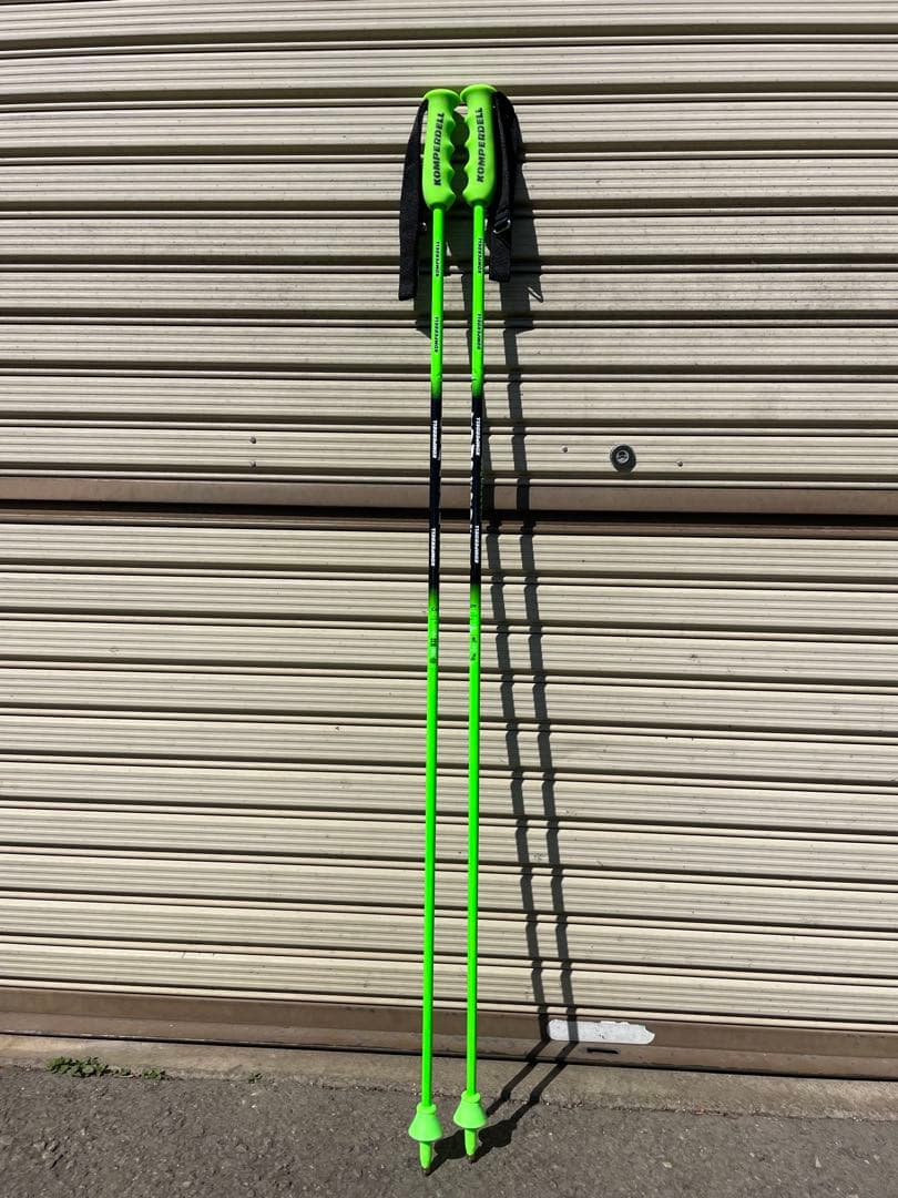 KOMPERDELL Carbon GSスキー用ストック 120cm グリーン