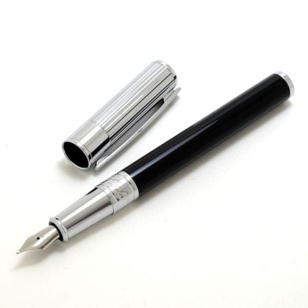 デュポン S.T.Dupont 260204 Dイニシャル 万年筆 ブラック