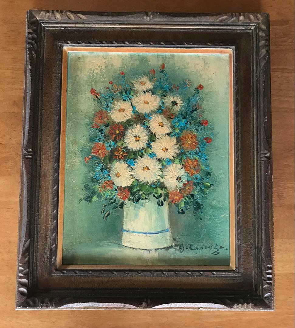 花の絵　絵画