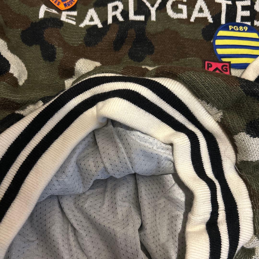 PEARLY GATES 迷彩柄 フード付きジャケット　０