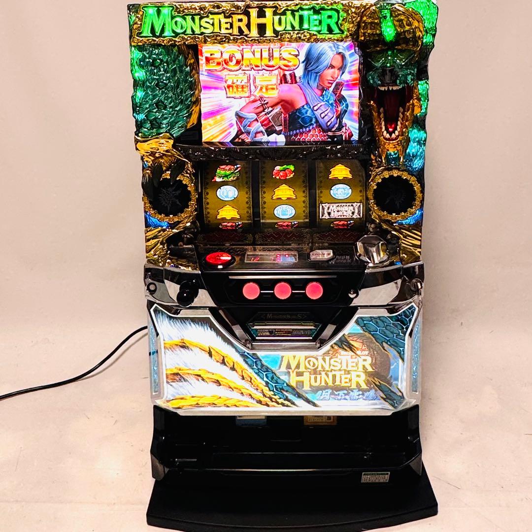 送料無料！ パチスロ モンスターハンター月下雷鳴 不要機付き