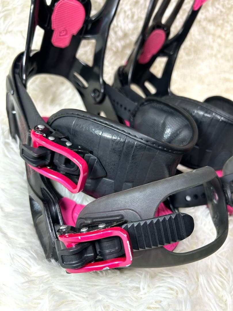 SALOMON ビンディング　スノボ　レディース　ブラックピンク　M