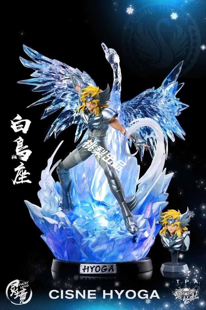 新品未開封『聖闘士星矢』白鳥星座 キグナス 氷河 ガレージキット スタチュー