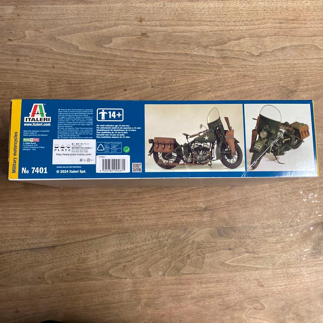 ITALERI WLA 750 ハーレー　プラモデル