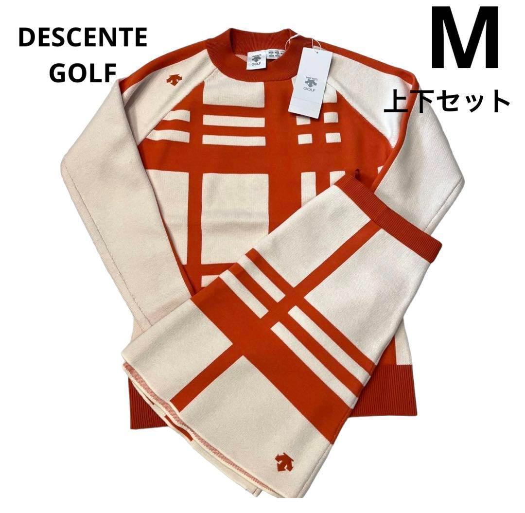 DESCENTE デサント ゴルフ セットアップ ニット スカート 上下セット