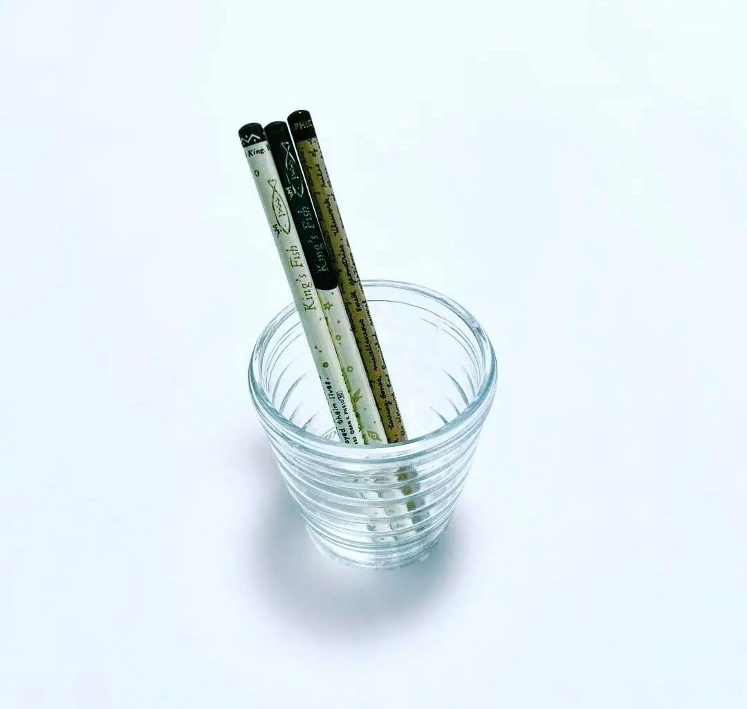【匿名配送】未使用　鉛筆3本セット レトロ　1990 1989 文房具　年代物