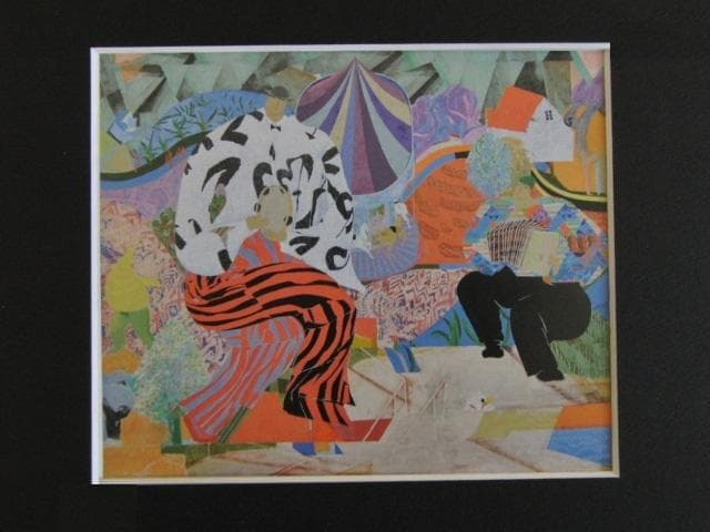 金森宰司、【ライフ『画家の庭で遊ぶ』　I】、希少な額装用画集画