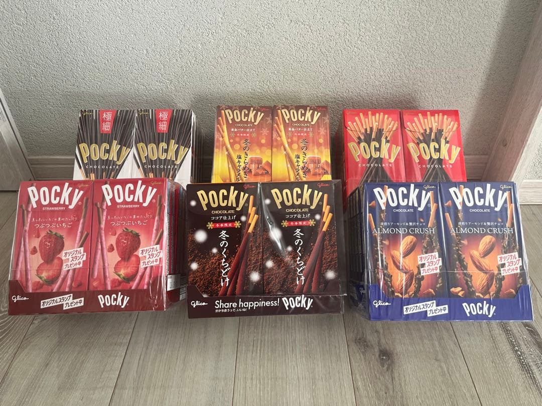 グリコ　ポッキー　6種類×10箱　計60箱