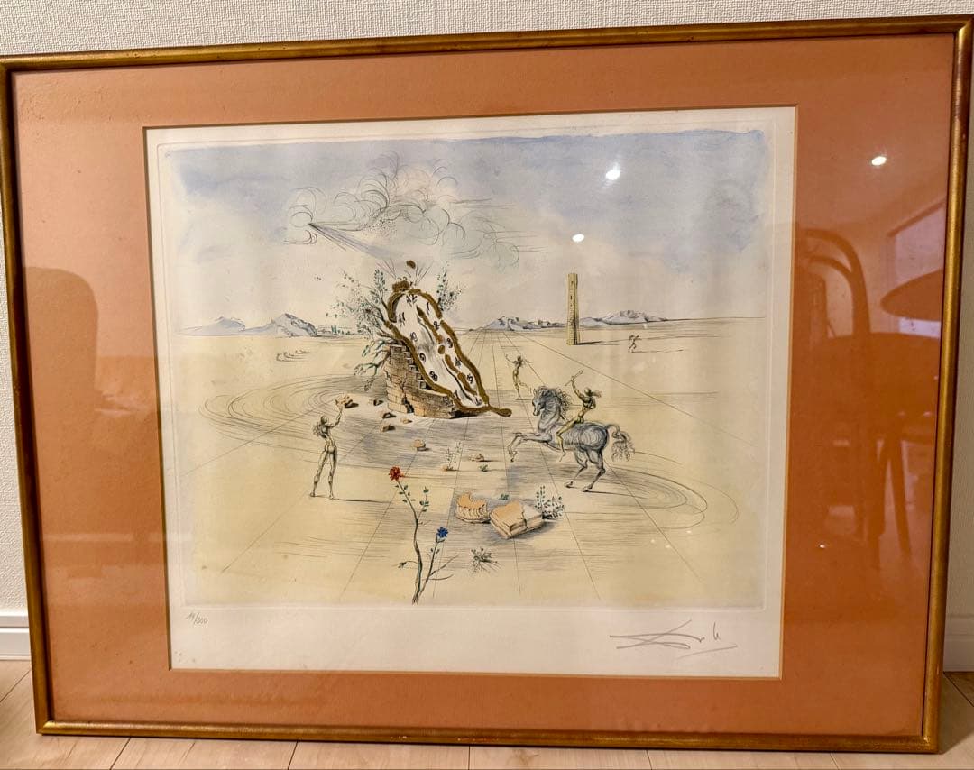サルバドール・ダリ「The Cosmic Horseman」版画額装 #196