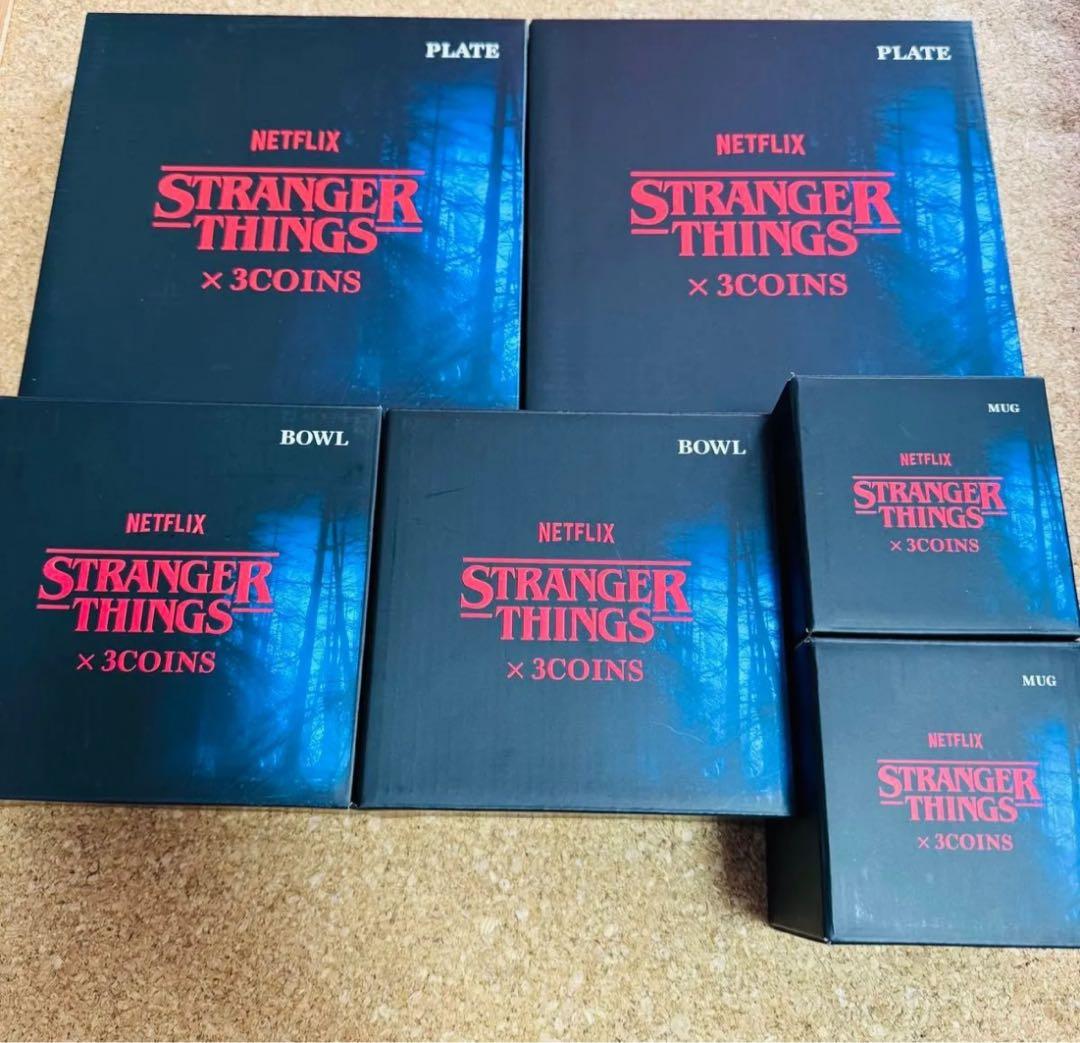 ストレンジャーシングス スリコ 3COINS プレート ボウル マグカップ