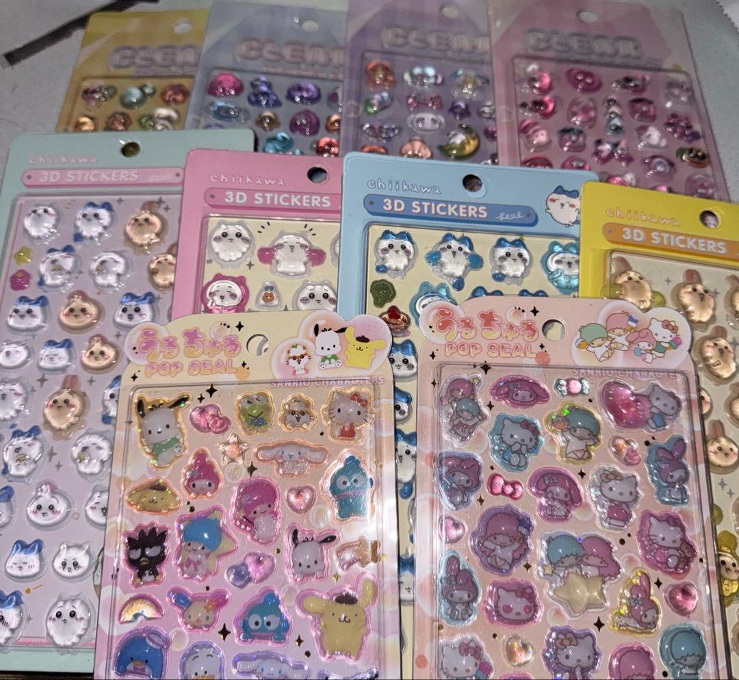 サンリオ　ちいかわ　ボンボンドロップシール　セット