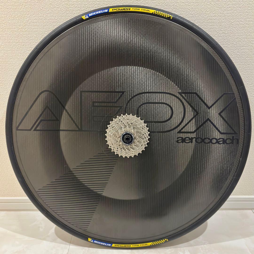な*こ様 レア美品! Aerocoach AEOXディスクホイール リムブレーキ