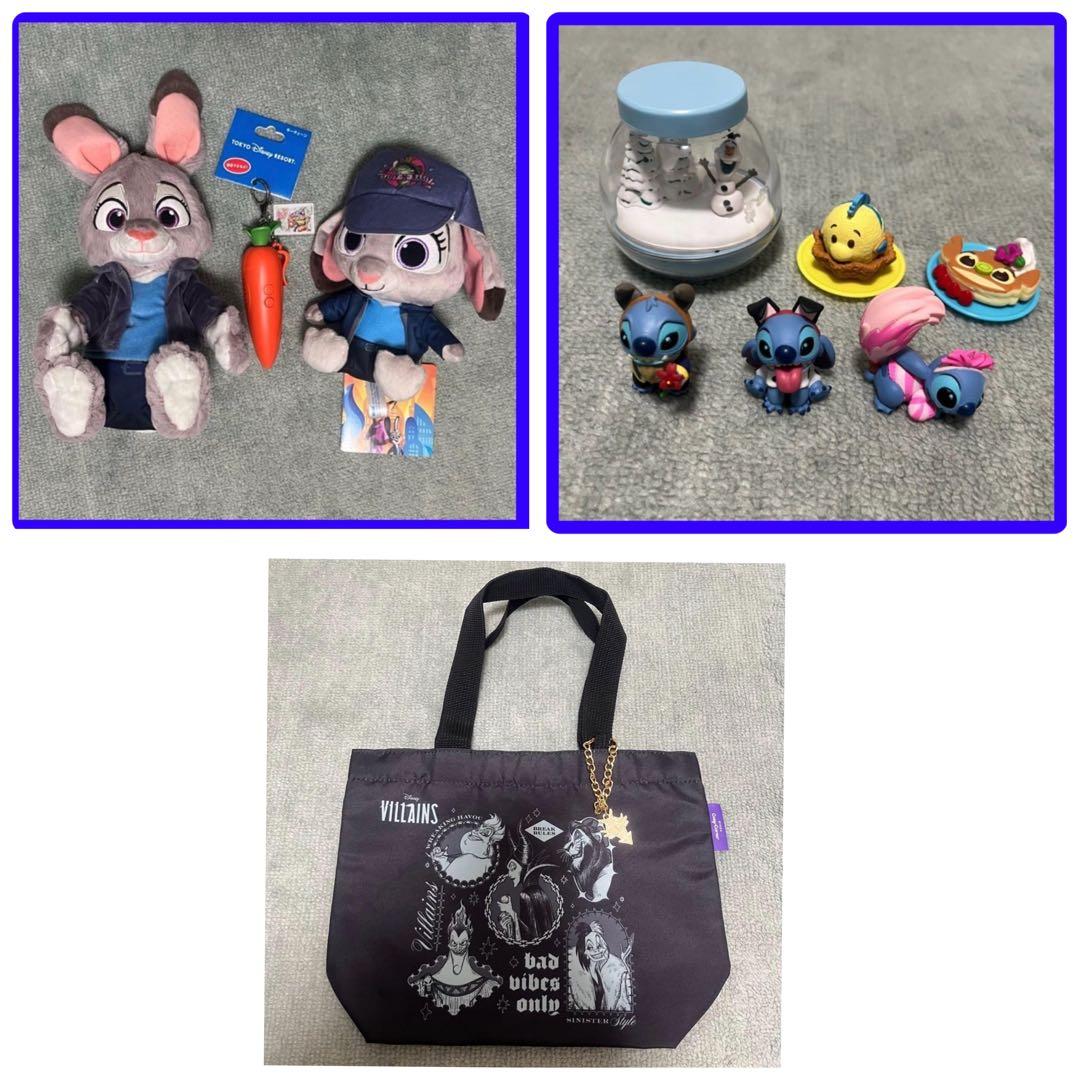 ズートピア ジュディ　ぬいぐるみ2体とにんじんペン　ガチャガチャ　10点セット