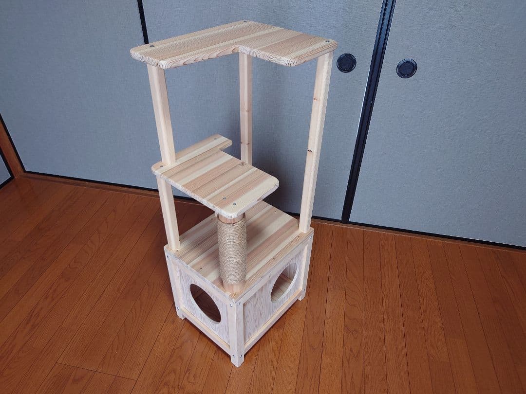㉖★キャットタワー★キャットハウス★ハンドメイド★爪研ぎ★猫ハウス