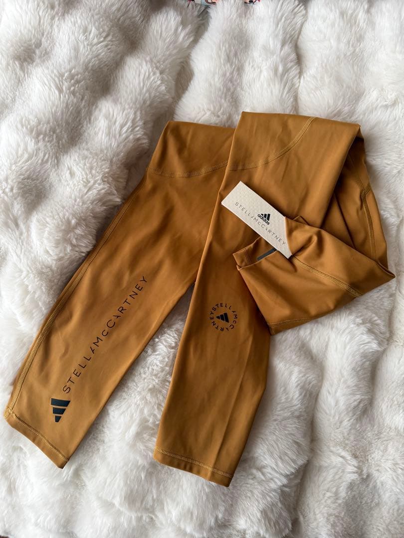 【新品タグ付き】adidas STELLA McCARTNEY ベージュレギンス