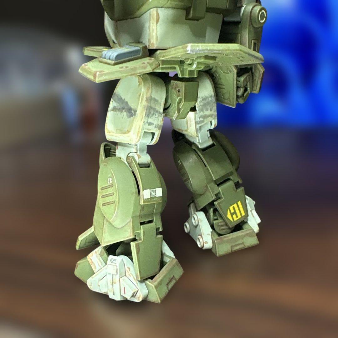 【完成品】HGスコープドッグ+拡張パーツセット1ボディ&キリコ+バーグラ太もも