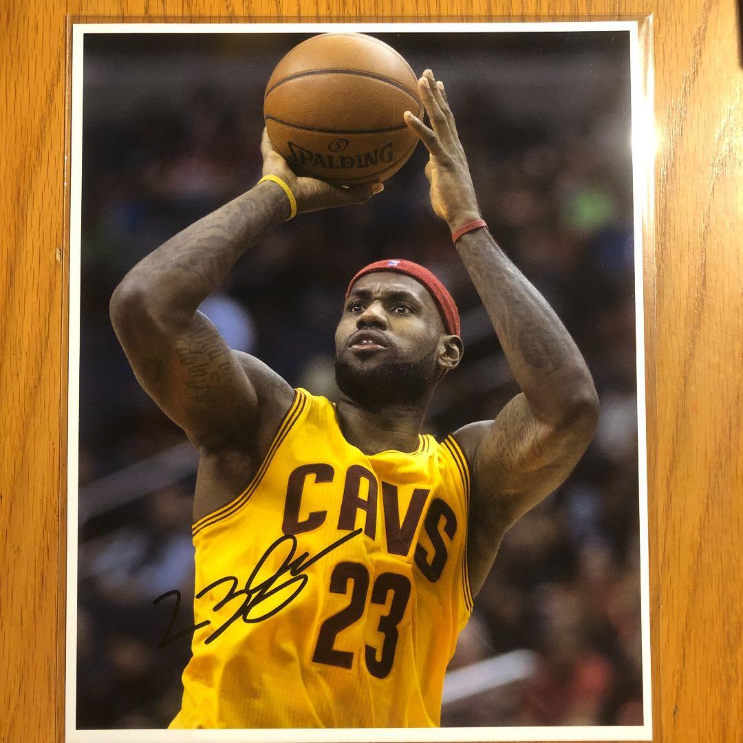 【SALE】NBAレブロン・ジェームス　直筆サイン