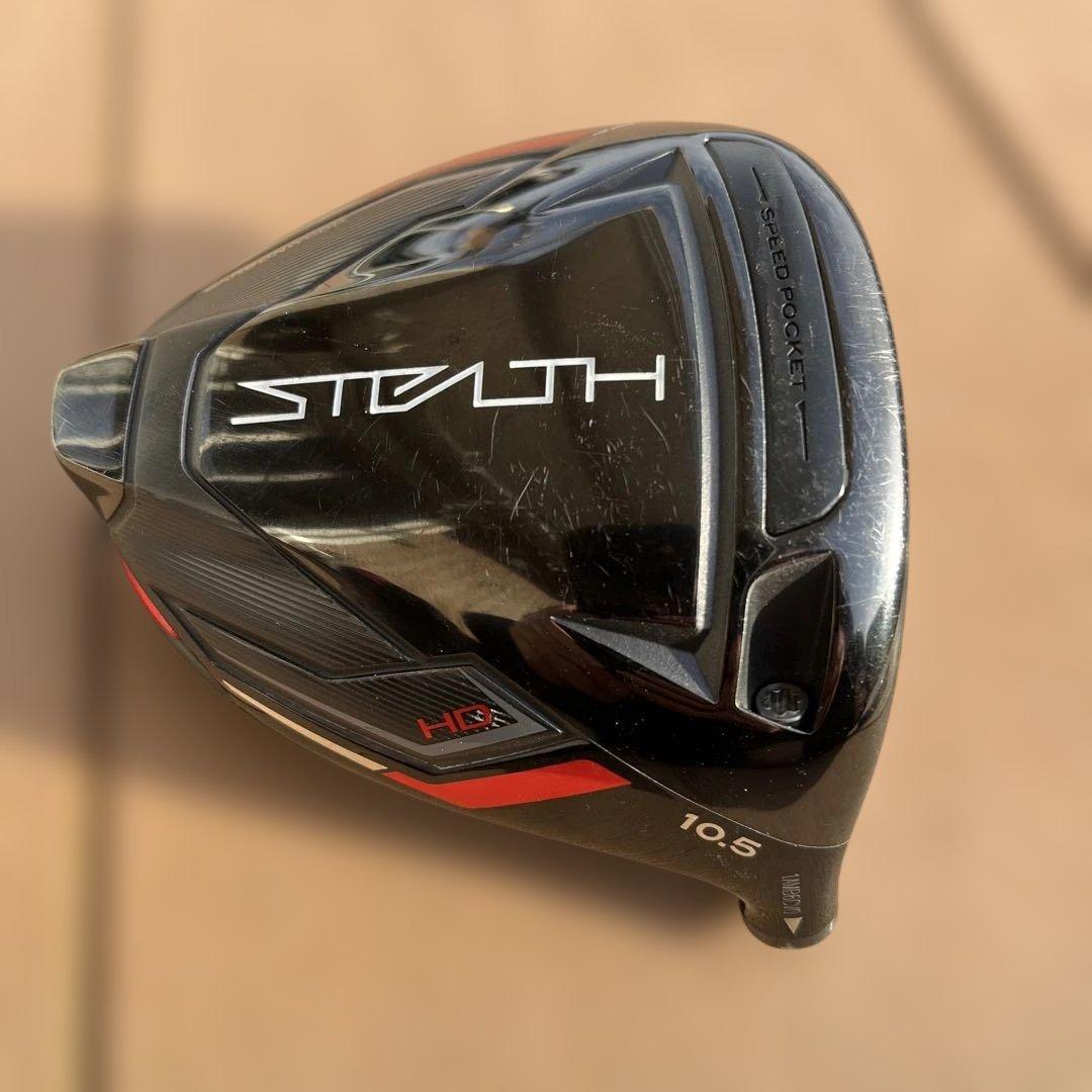 テーラーメイド　ステルスHD 10.5° ヘッドのみ　カバー付き