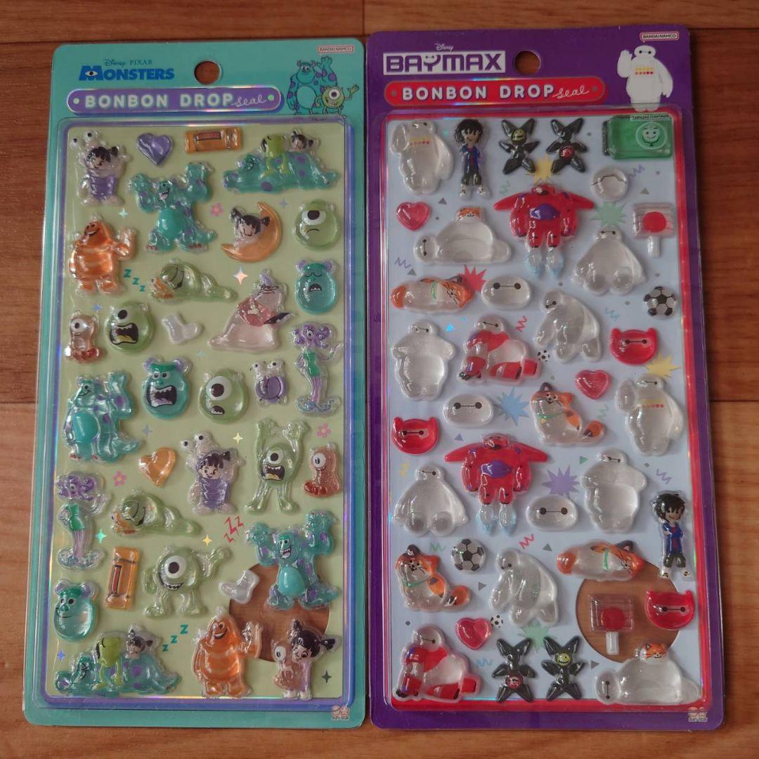 【正規品】ディズニー　ボンボンドロップシール　第2弾　6種セット