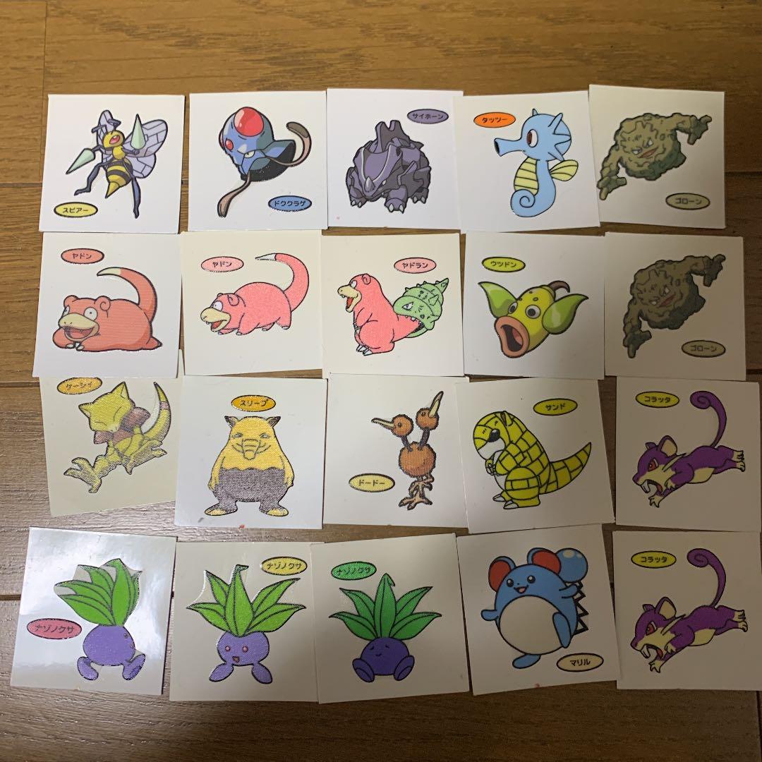 第一世代　ポケモンデコキャラシール