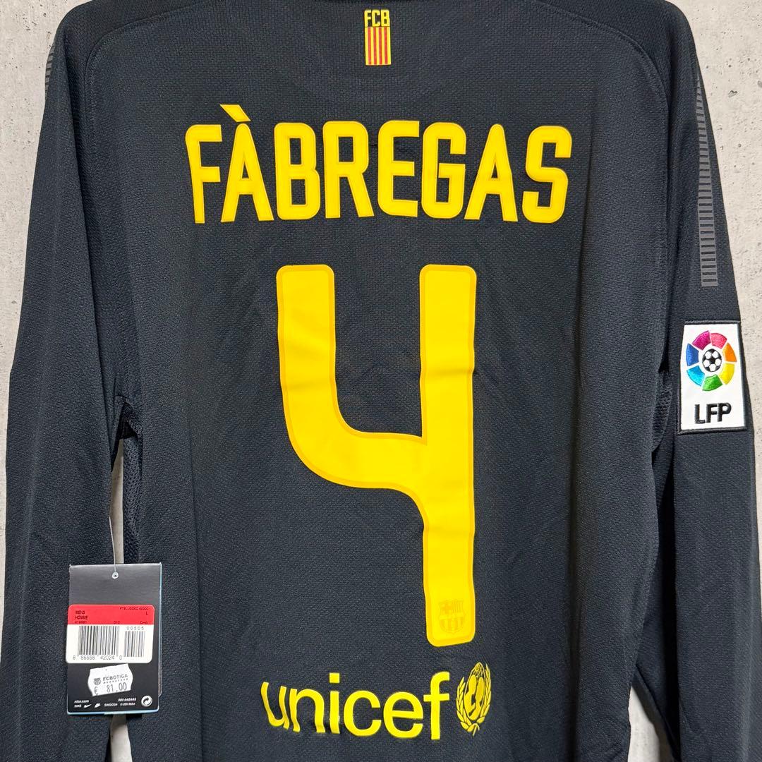 【新品/タグ付き】12/13 バルセロナFC ♯4 セスク【Lサイズ】3rd