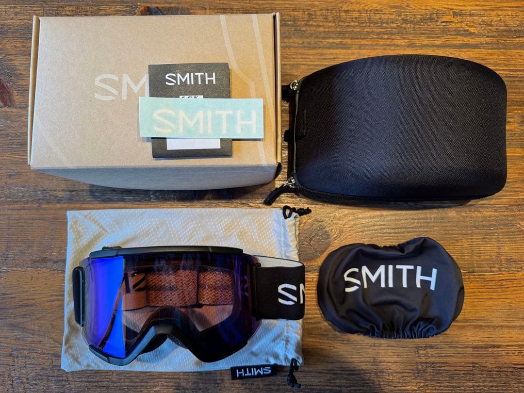 SMITH Squad XL ゴーグル 調光レンズ　ゴーグルケース➕レンズカバー
