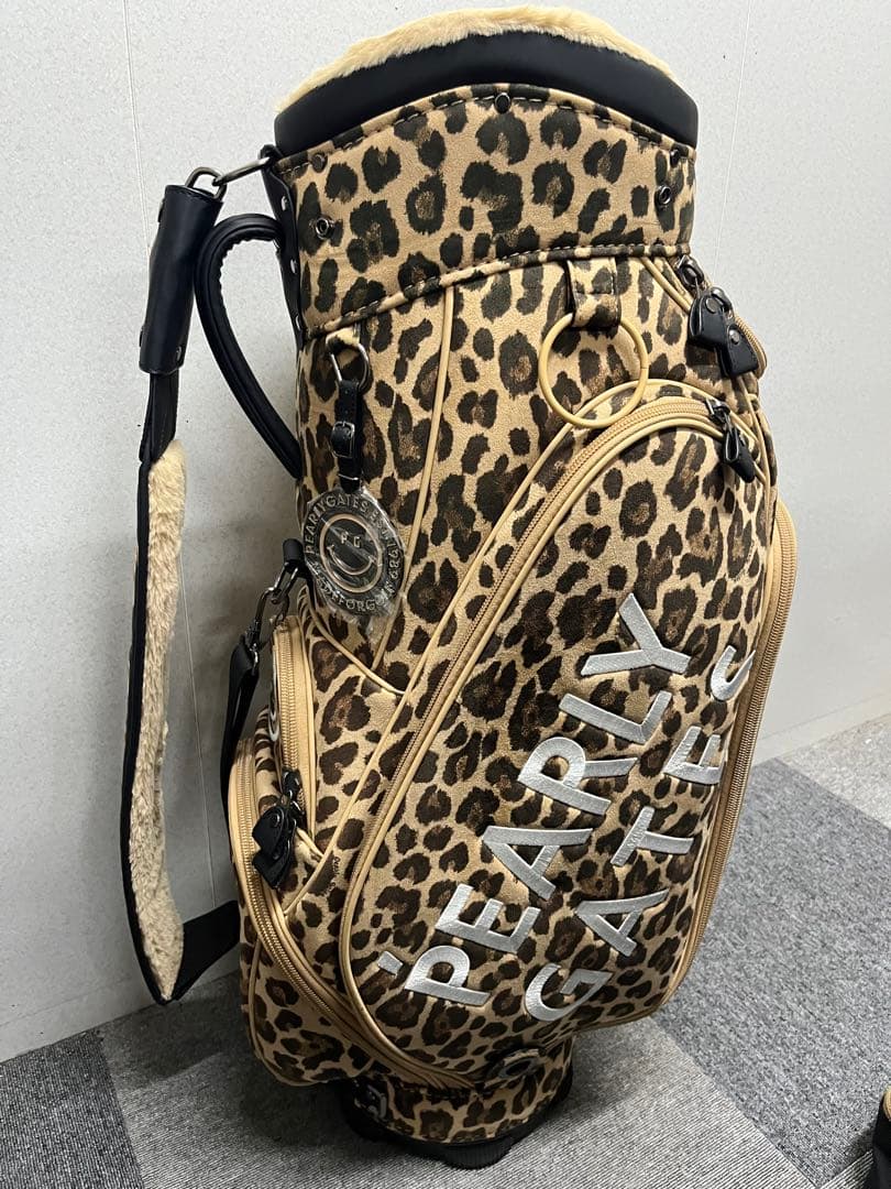 超希少 パーリーゲイツ ヒョウ柄 キャディバッグ レオパード