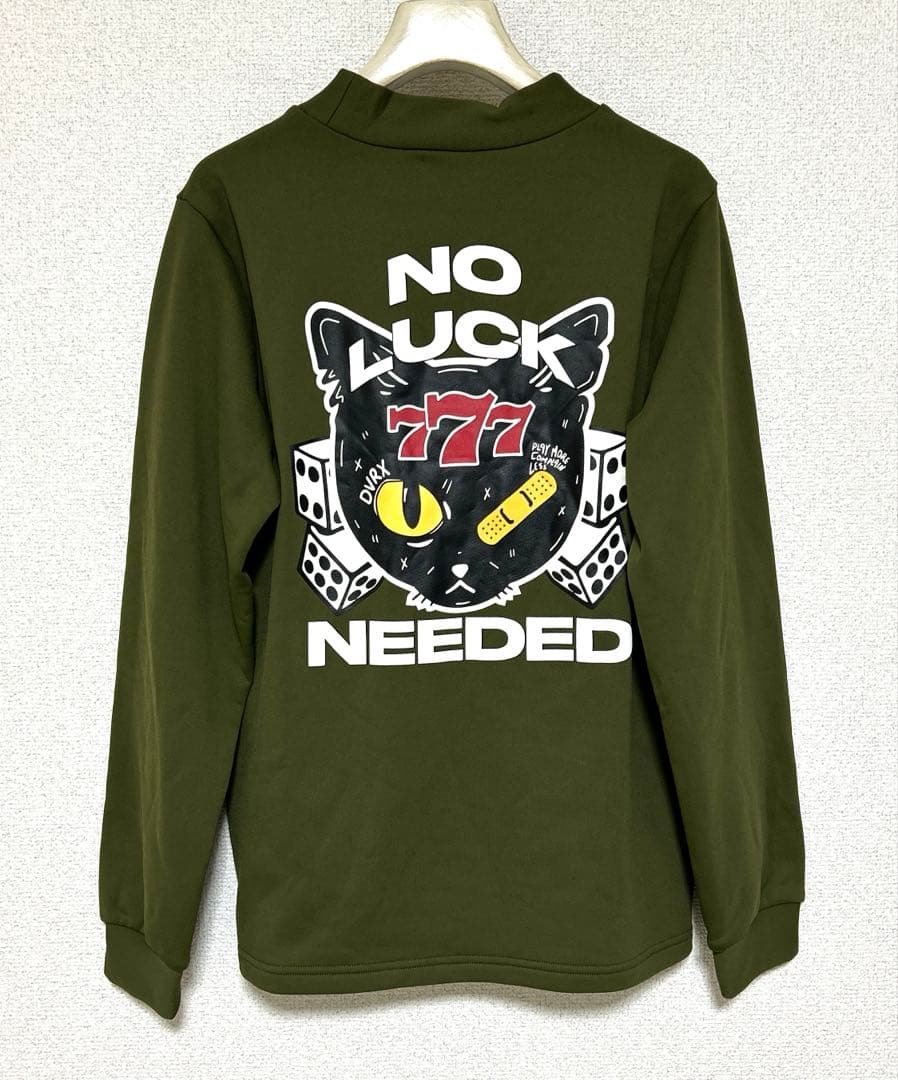 新品【デヴァローゴルフ】レディース デルタモックネック 長袖Tシャツ Ｍ