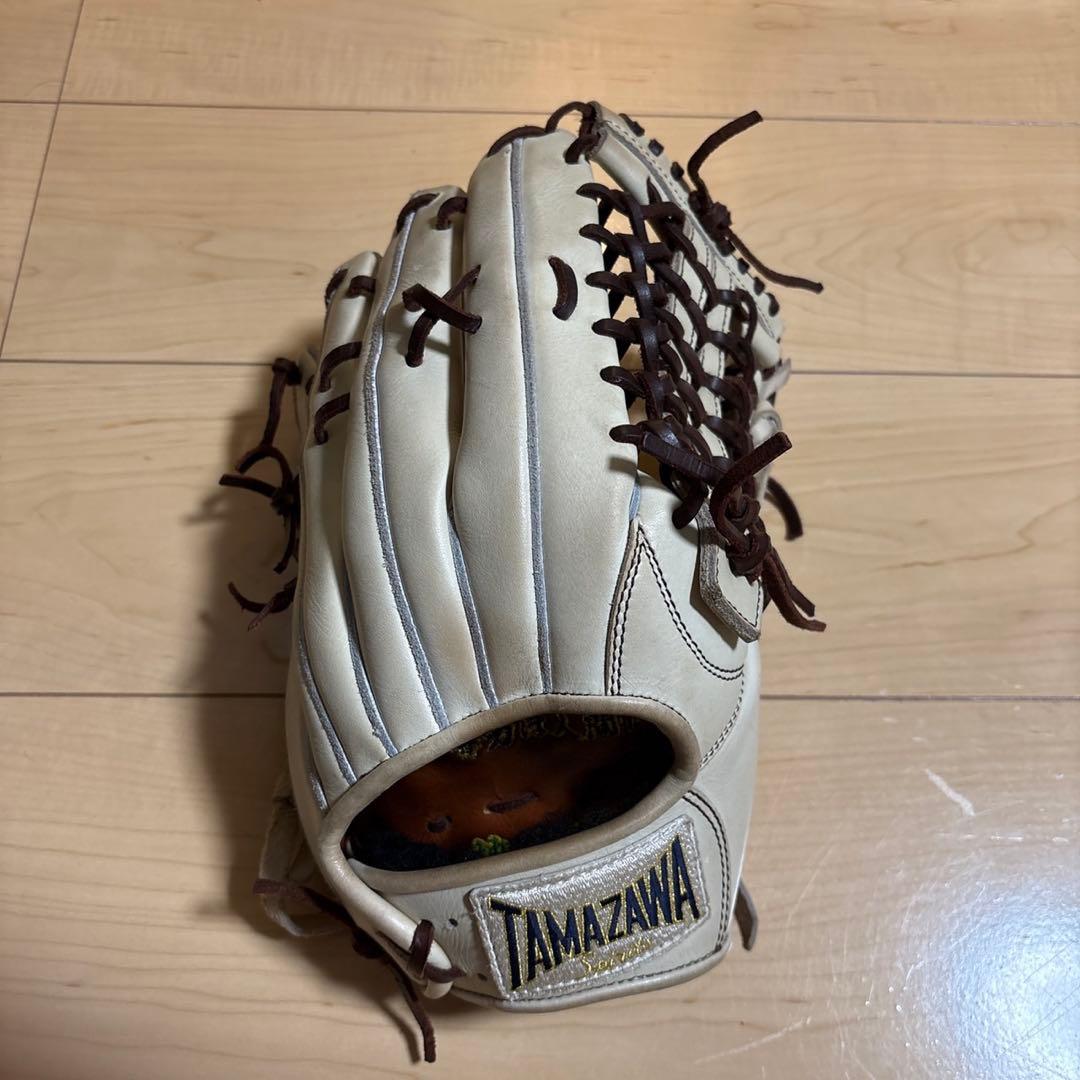 TAMAZAWA 軟式グローブ クリーム色
